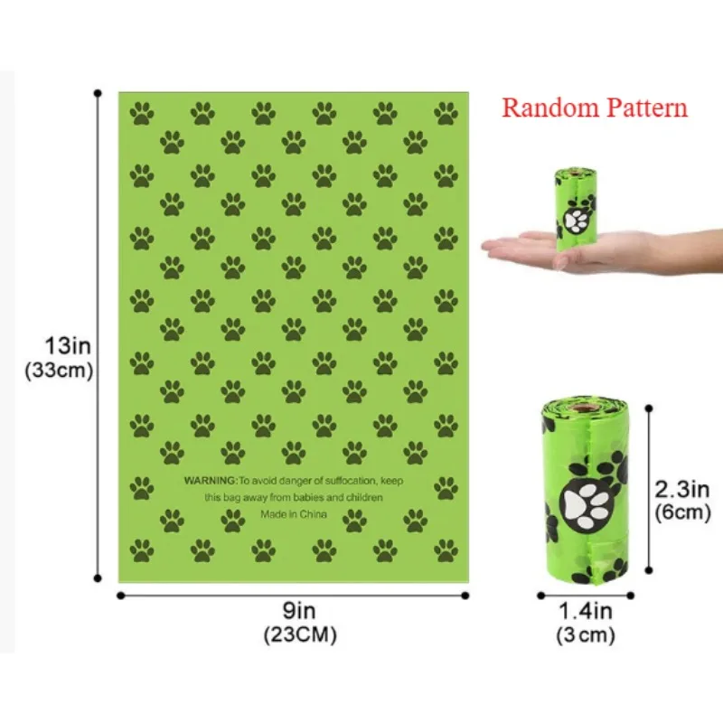 8/12 Rolls Outdoor Dog Mat Green Print Pattern Pet Care Accessories for Canines