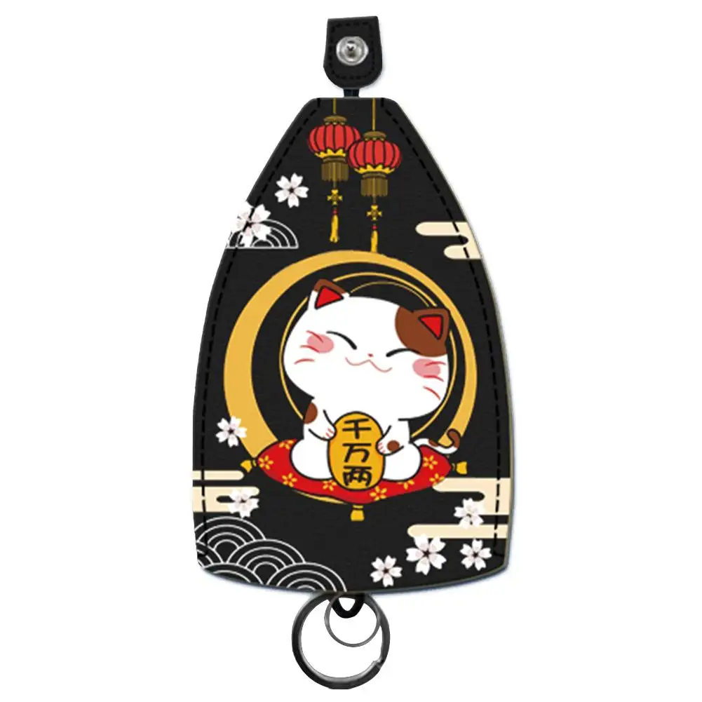 Cartoon Animals Pull Type Key Bag PU Leather Key Wallets Housekeepers Car Holder Case Key organizer key protector key case key purse key holder
