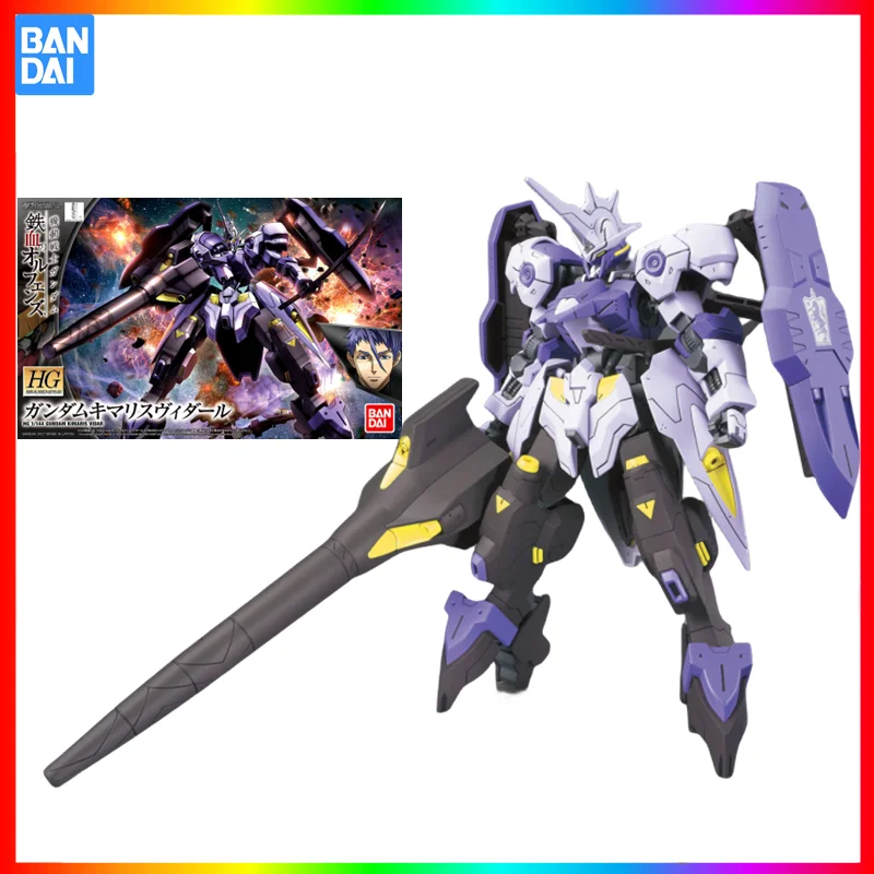 

Bandai Original HG IBO 035 1/144 Anime Gundam Kimaris Vidar Action Figure Assembly Model Collectible Toys