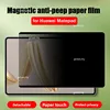 Anti-spy Screen Protector For Huawei MatePad Pro 12.2 Air 12 2024 12X 12 X SE 11 10.4 11.5 S Air 11.5 11 10.8 Removable Film 1