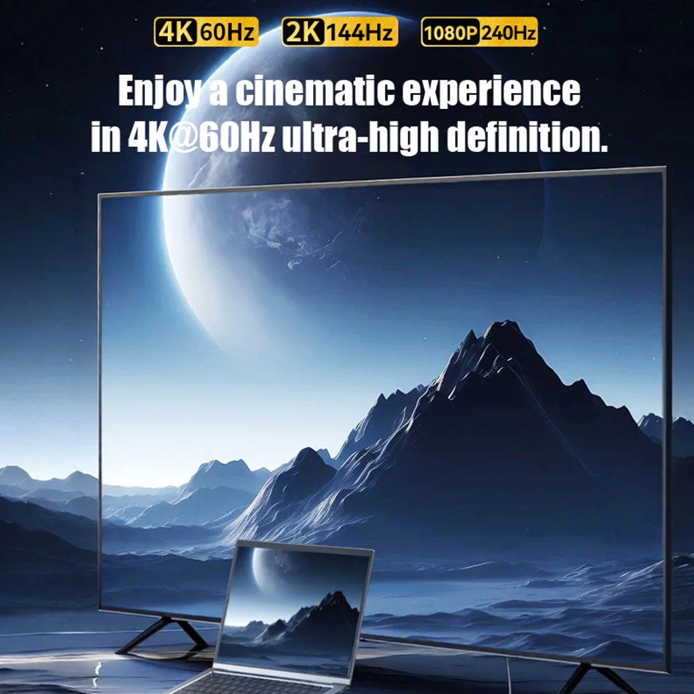 Premium 4K USB-C to HDMI Cable Adapter with HDR10 Support