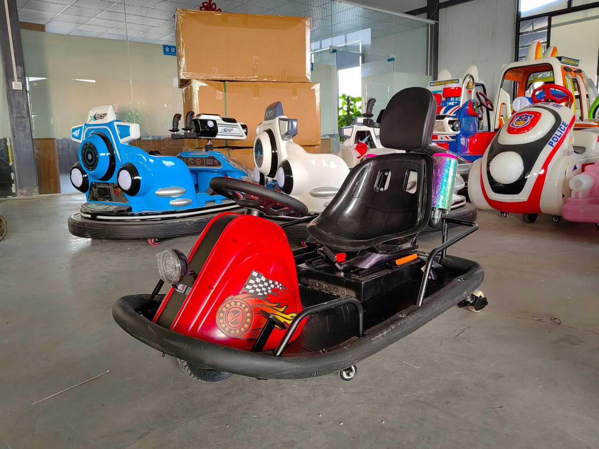 new children's bumper car, indoor and outdoor electric drift kart