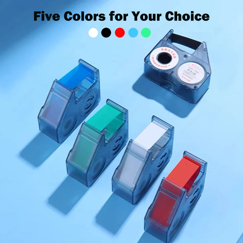 열전사 프린터용 리본 카세트 교체, 컬러풀 카본 테이프, Niimbot B18 기계용 리필 테이프