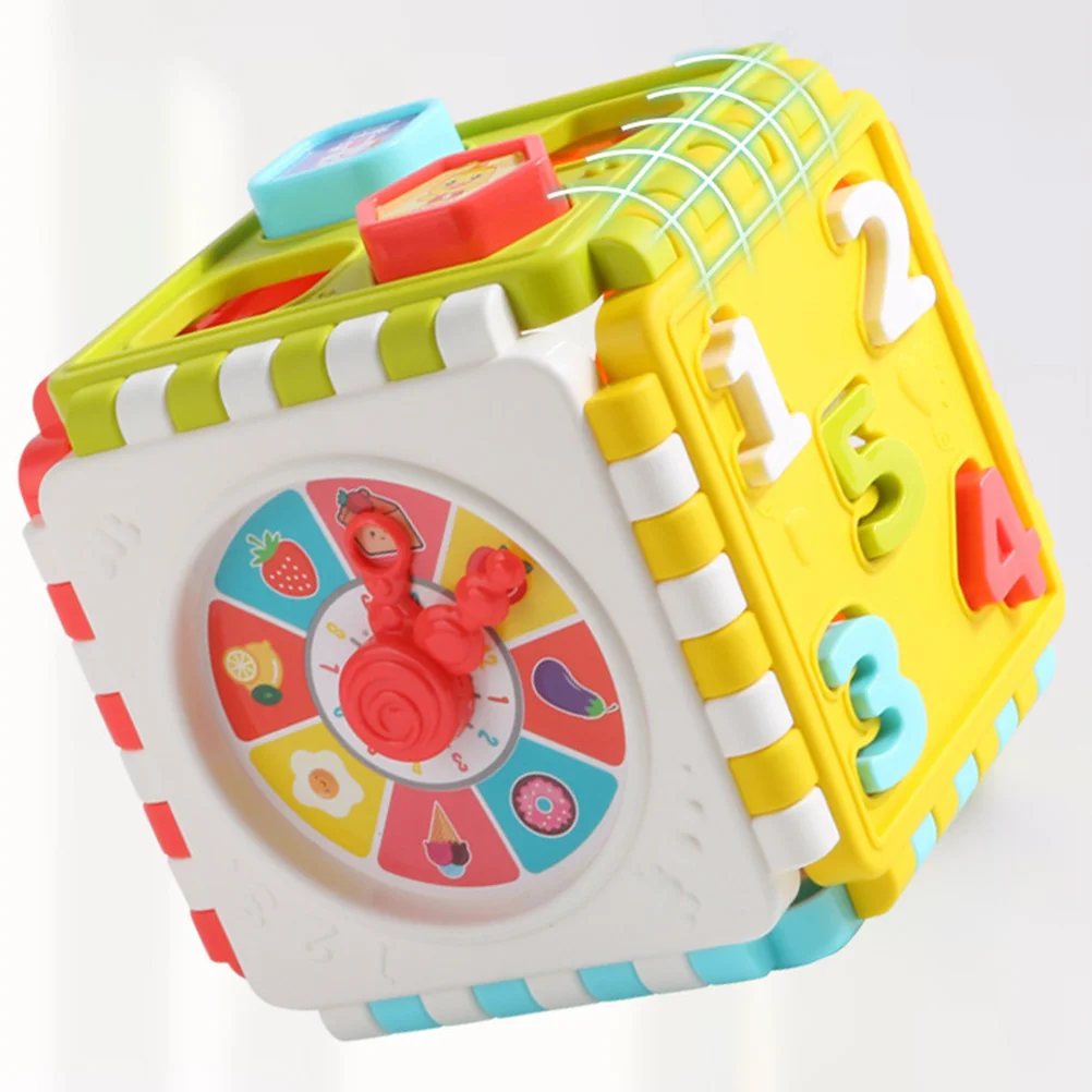 

Number Child Toys for Toddlers Learning Activity Cube Plastic Portable