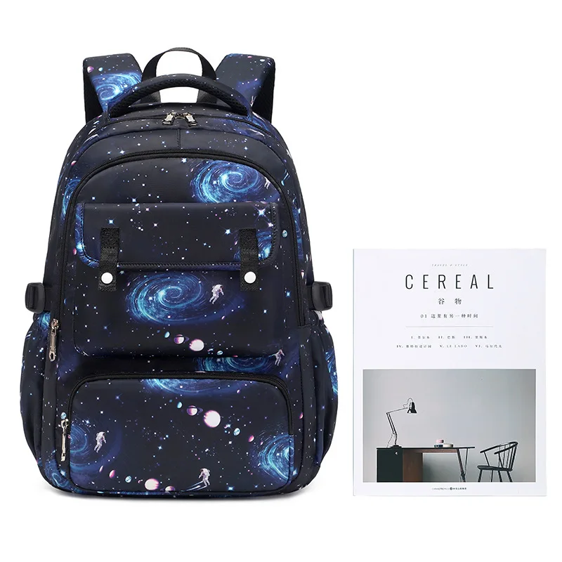 Children Printing School Backpack Large-Capacity 3Pcs Schoolbag For Boys Girls Laptop Backpacks Teenage Oxford School Bags Set 4