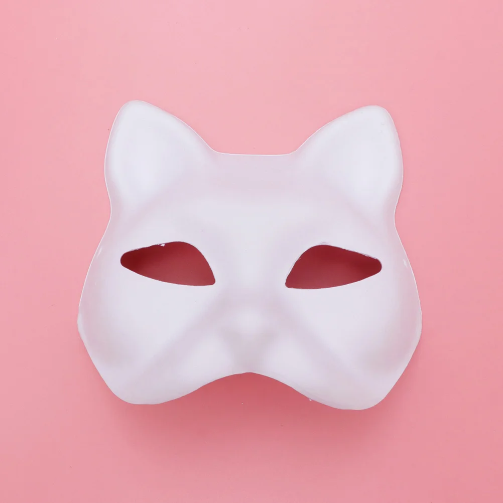 LOGOFUN 10 Pcs Cat Masks for Kids Therian Mask White Paper Blank DIY  Unpainted Animal Mask Cosplay Halloween Masquerade Party Costume  Accessories - Yahoo Shopping