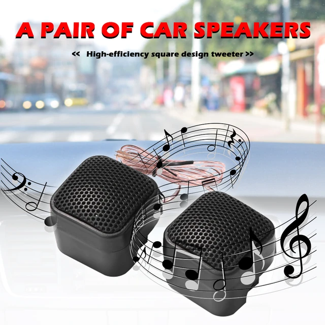 1 Pair 500W Dome Car Tweeter Speakers Mini Treble Loudspeaker Car Stereo  Audio Speakers for All Auto Accessories - AliExpress