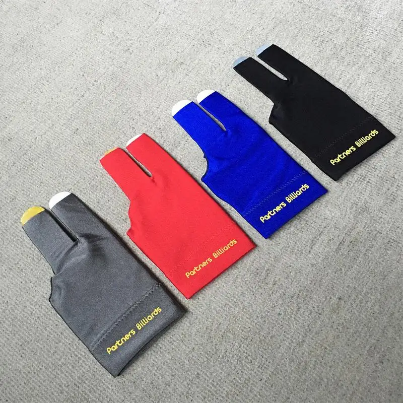 

1pc Spandex Snooker Billiard Cue Glove Pool Left Hand Open Three Finger Accessory Billiard Cue Glove Three-finger Gloves new