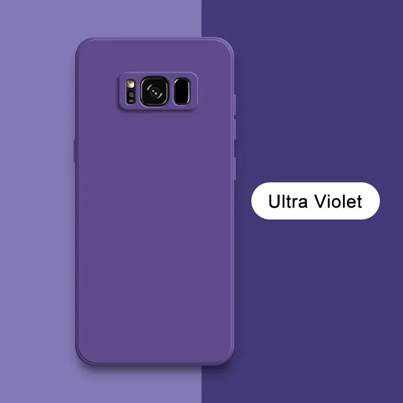 Squares Liquid Silicone Soft Shockproof Phone Case - Enhanced Protection and Stylish Design