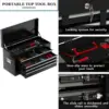 High Capacity Rolling Tool Box with Wheels,Rolling Tool Chest with Drawer,Tool Box on 4 Wheels with Lock, Tool Storage 5