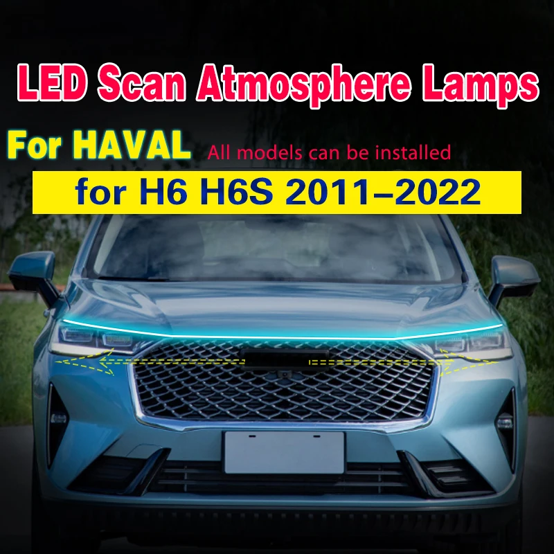 1pcs Car DRL 12v Lamp LED Scan Starting Daytime Running Light For Haval