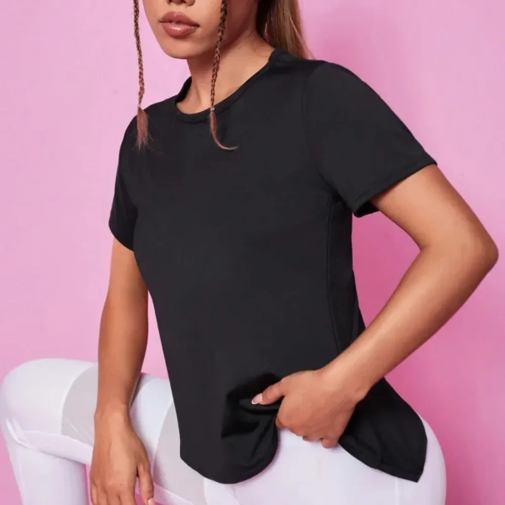 Women Seamless Yoga T-Shirt Female Fitness Crop Top Workout Gym Training Shirts Athletic Short Sleeve Yoga T-shirts Sportswear sports t shirt yoga top