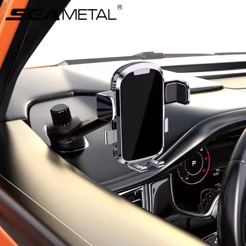 Black ABS Car Air Vent Phone Holder with 360 Rotation