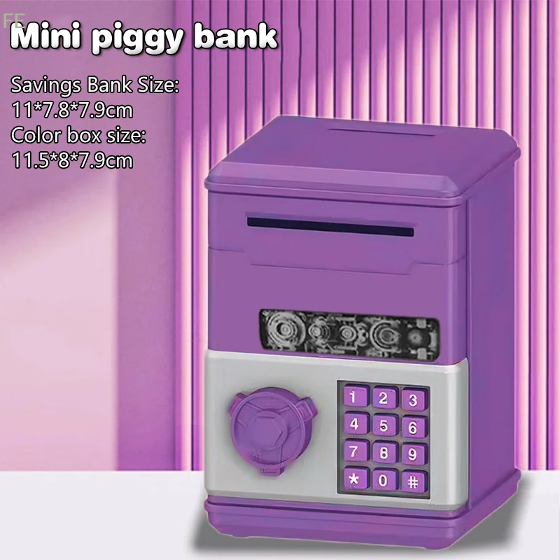 Automatic Electronic Money Box With Digital Password Code Lock_voghion.com