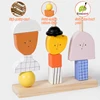 Baby Block Stacking Matching Puzzle Game Montessori Toys Shape Cognition Thinking Logical Creative Educational Toys for Tooddler 5