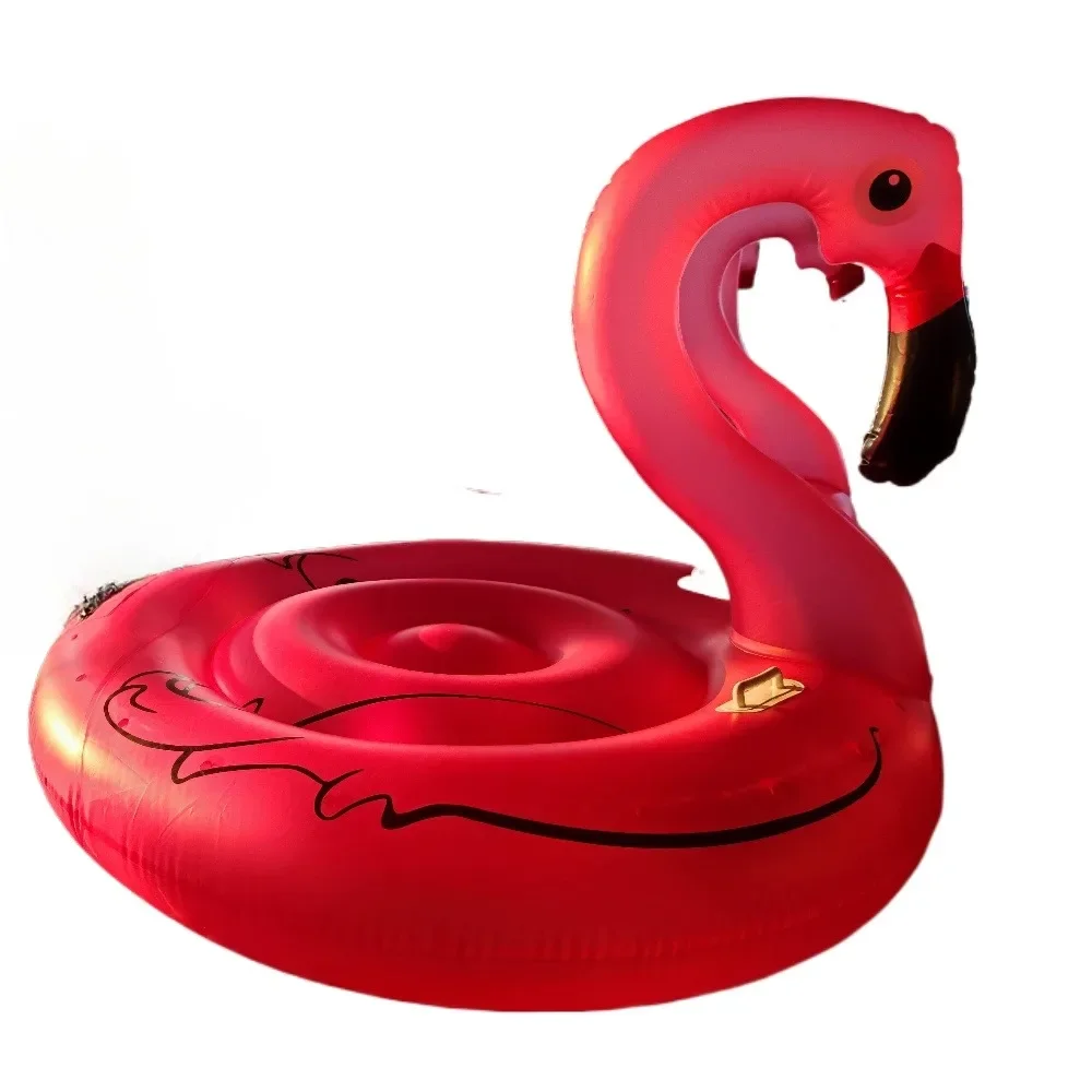 Flamingo Float Summer's Hottest Pink Inflatable Raft Tube Comfortable Pool Accessory For Water Play