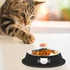 Cat Food Bowl Non Slip Stainless Steel Unbreakable Breakage Removable Rubber High Temperature Resistant Easy Clean Pet Supplies