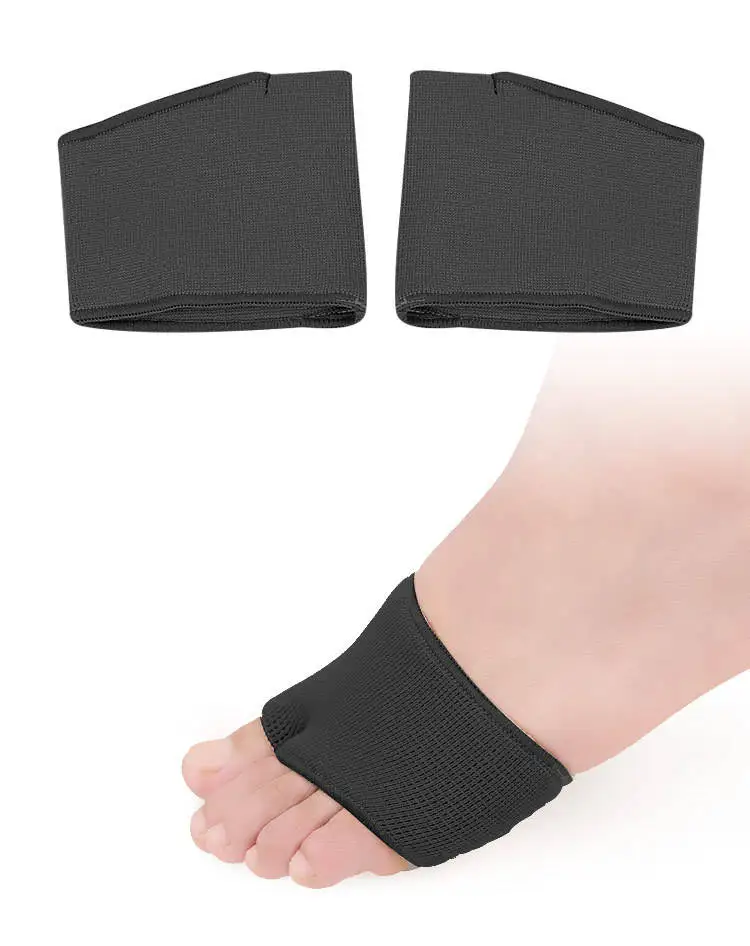 1pc Metatarsal sleeve Toe Bunion Sole Forefoot Gel Pads Cushion Half Sock Supports Foot Care Tool