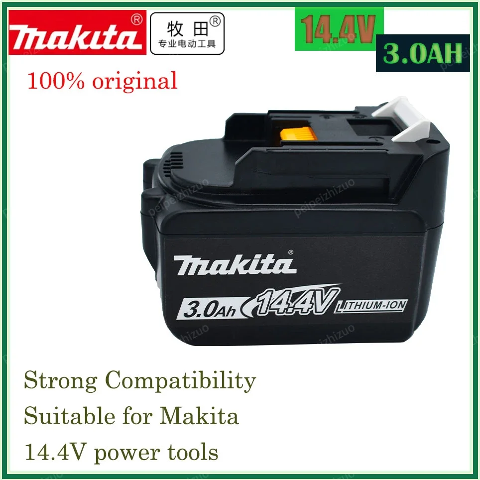 

Makita 14.4V 3000mAh BL1430 BL1415 BL1440 196875-4 194558-0 195444-8 3.0Ah 14.4V Makita rechargeable battery for LED indicator