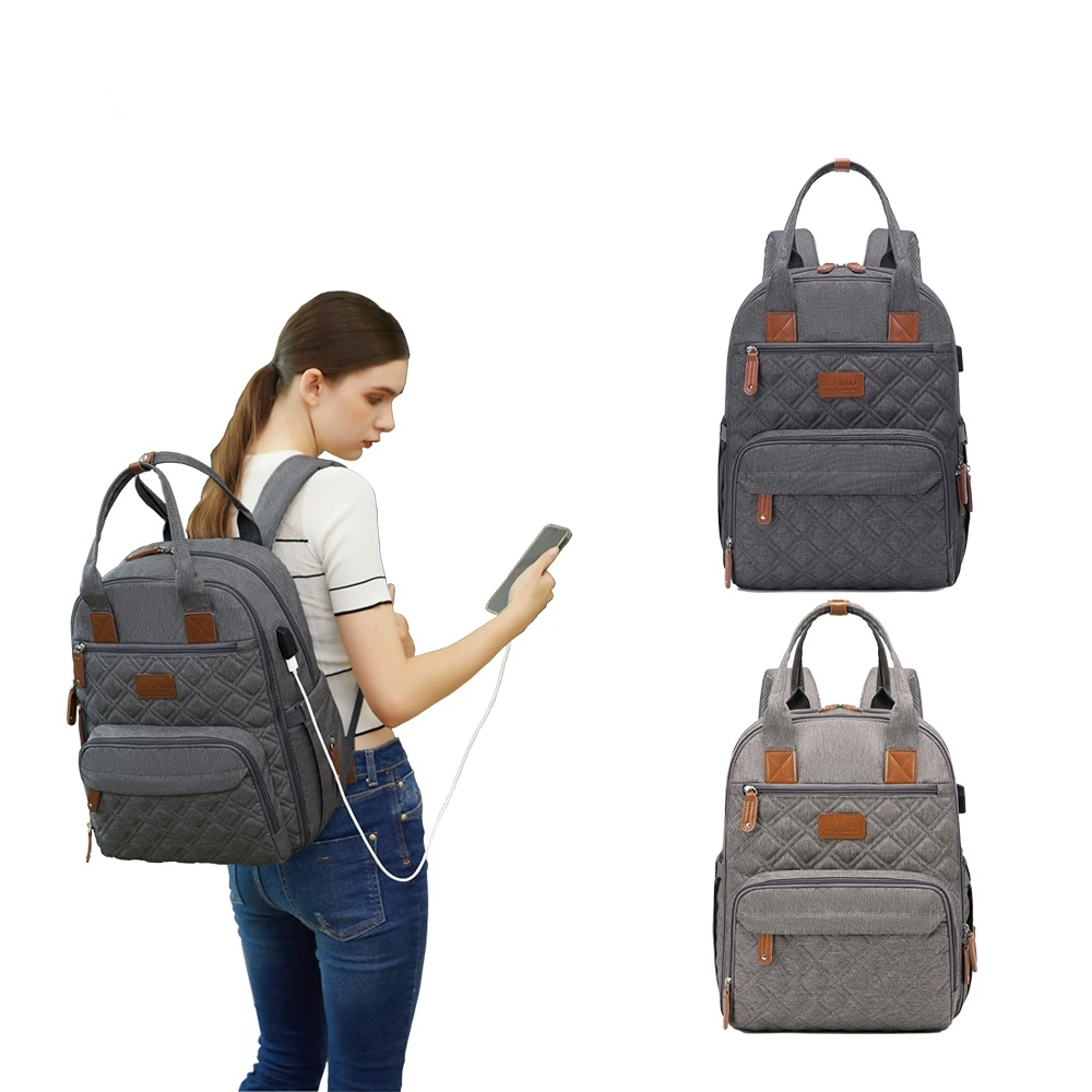

2023 Mommy Diaper Bags USB Large Capacity Travel Nappy bags Multi-function Maternity Bags