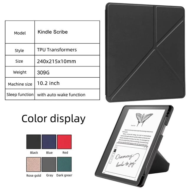 Sleep/Wake]  2023 Kindle Scribe Case 10.2-inches Flip Stand