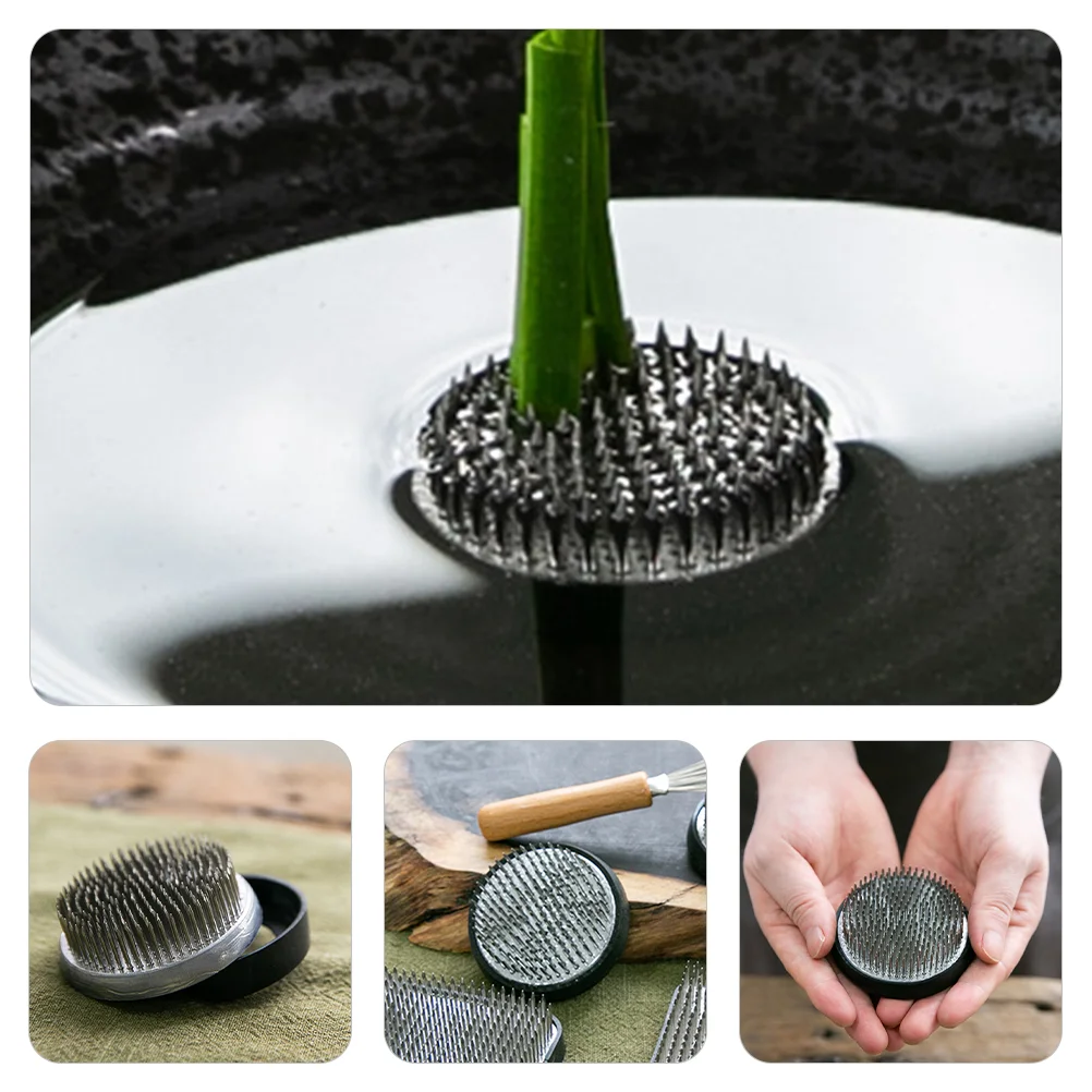Flower Arranging Device Kenzan Stainless Steel Chinese Japanese Style Desktop