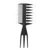 3-In-1 Plastic Combs Thin Wide Tooth Detangling Hair Comb for Women Anti-static Comb for curly hair Hairdressing Styling for Men 1