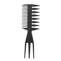 3-In-1 Plastic Combs Thin Wide Tooth Detangling Hair Comb for Women Anti-static Comb for curly hair Hairdressing Styling for Men 1