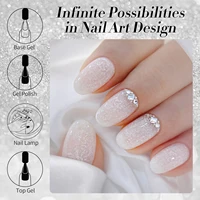BORN PRETTY 10ml Snow Glitter Jelly Gel Polish Christmas Vernis Semi Permanent Nail Art Soak Off UV Gel Manicure Nail Supplies 5