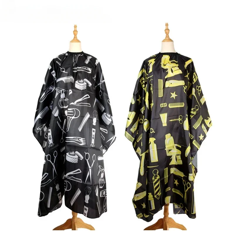 

Hairdressing Coth Pattern Cutting Hair Waterproof Cloth Salon Barber Cape Professional Hair Stylist Retro Aprons Haircut Cape