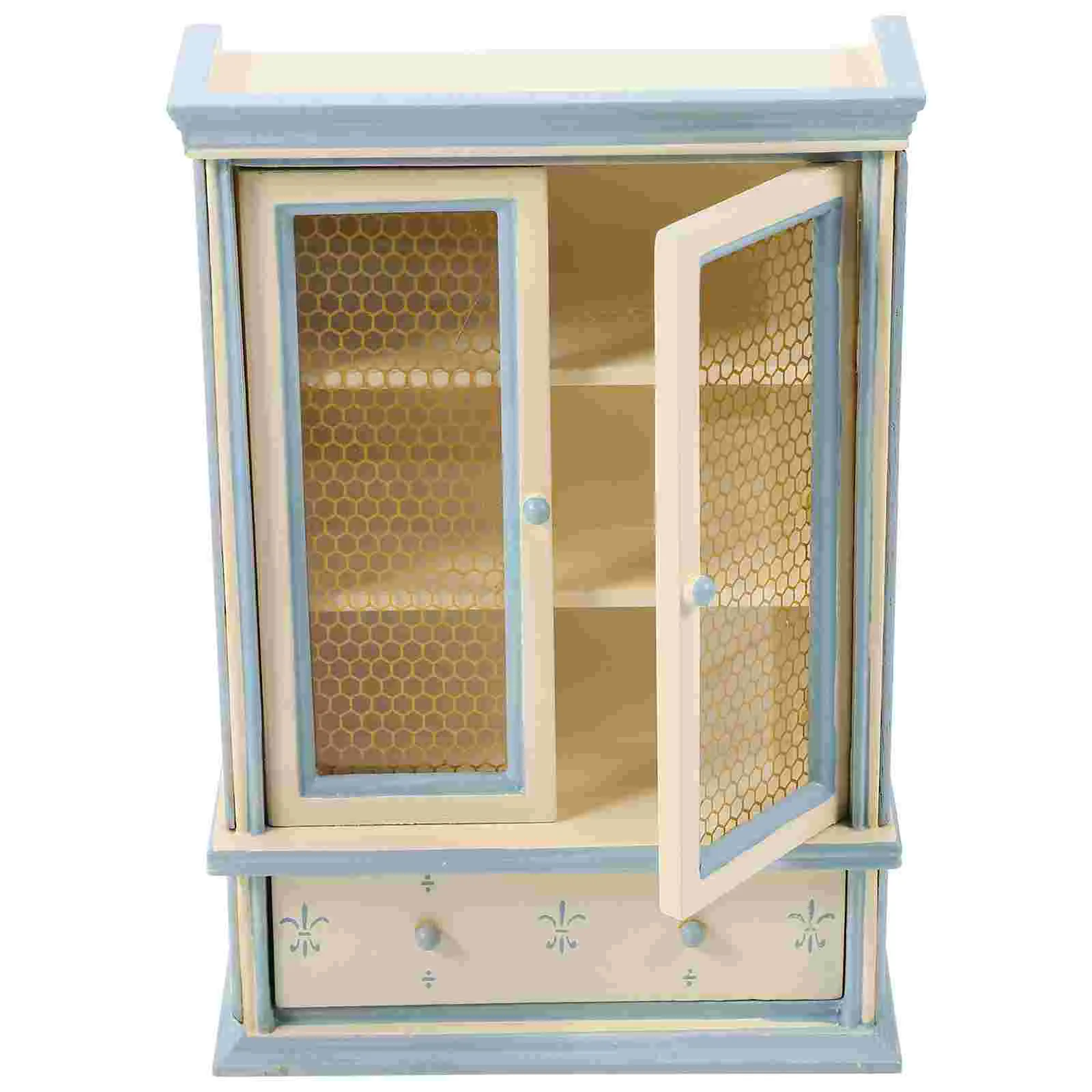 

Настенная книжная полка, модель кукольного домика, деревянная мебель, настольное украшение для ребенка