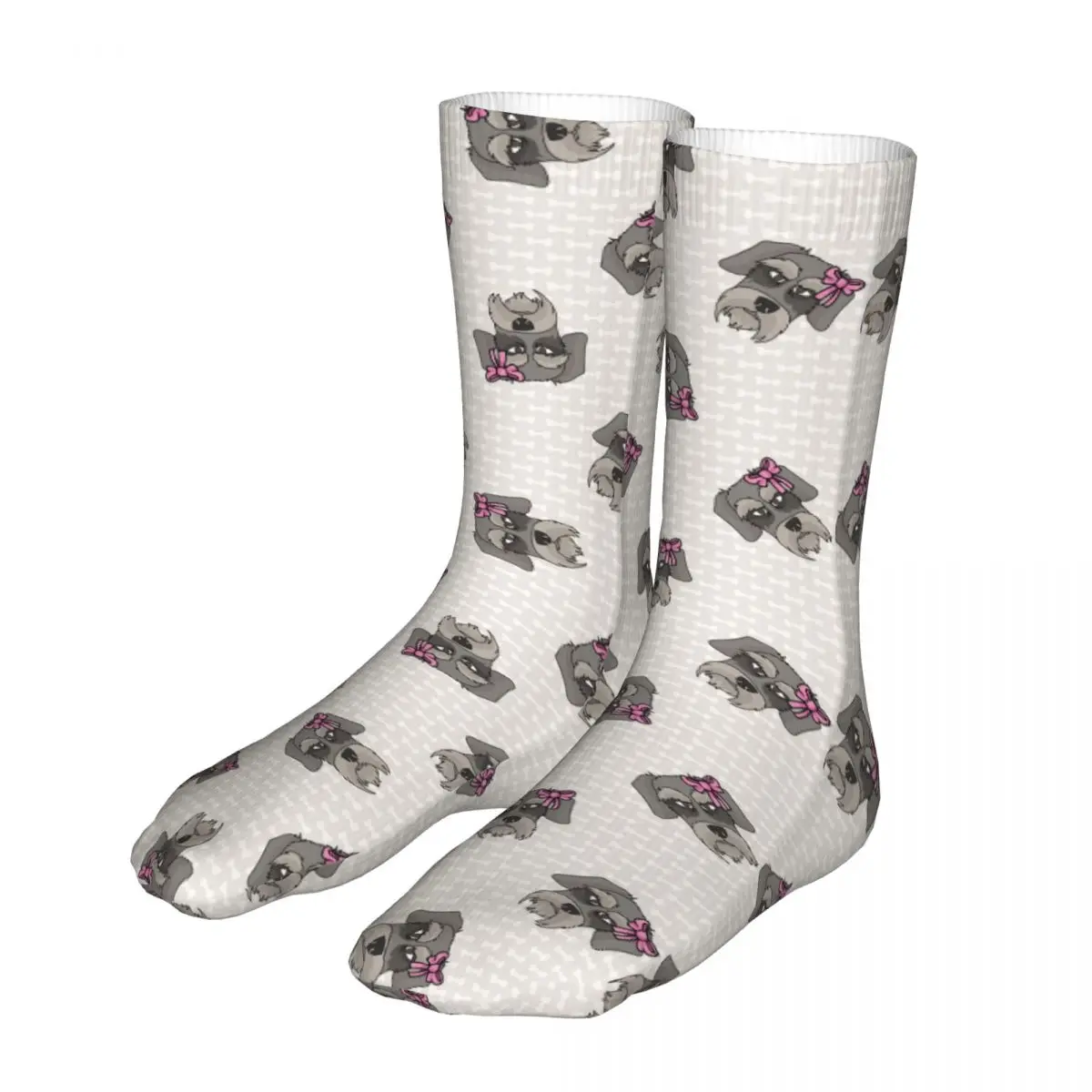 

New Socks Male Mens Women Hip Hop Cute Schnauzer Dog Animal Socks Sport Socks Spring Summer Autumn Winter