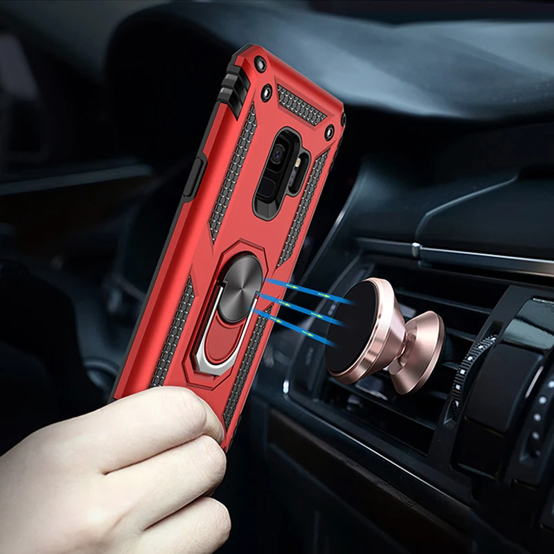 Rugged Magnet Armor Phone Case