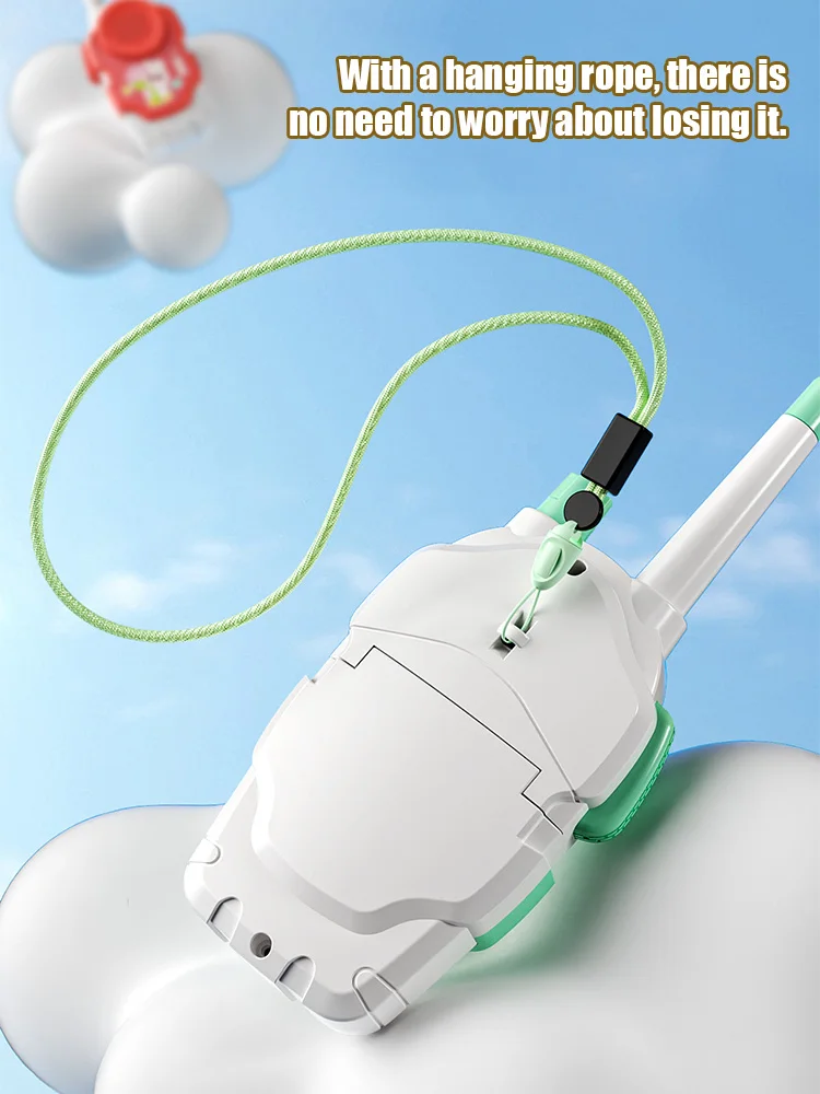 2Pcs Wallkie Talkie Toy 1500M Long-range Communication Children Radio Mobile  Phone Speaker Talking Toys For Kids Birthday Gift 4