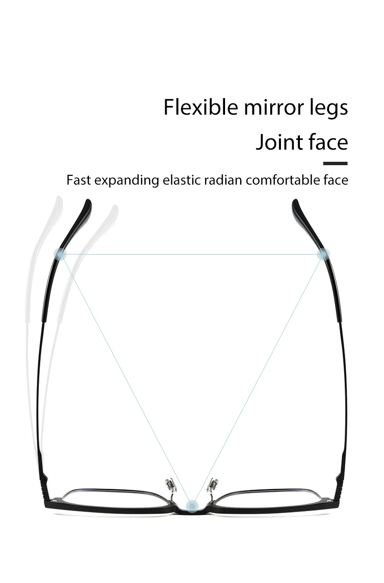 Handoer Women's Full Rim Square Titanium Eyeglasses Packaging