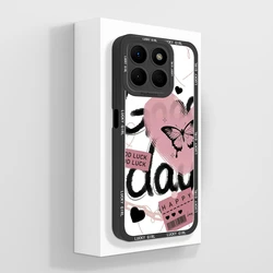 Elegant Floral Silicone Phone Case - Soft and Durable Cover with Advanced Design for Honor X8b (TYB381)