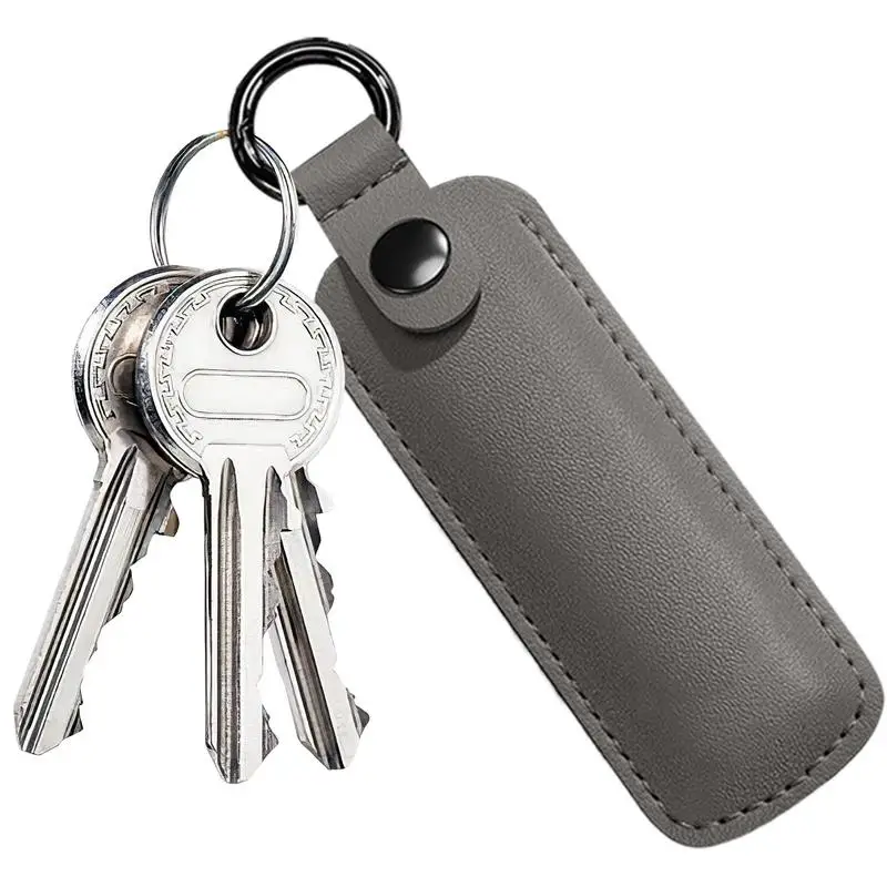 Custodia protettiva per disco U in pelle PU Custodia protettiva Custodia per unità flash USB Custodia anti smarrimento Portachiavi Accessori digitali - immagine 2