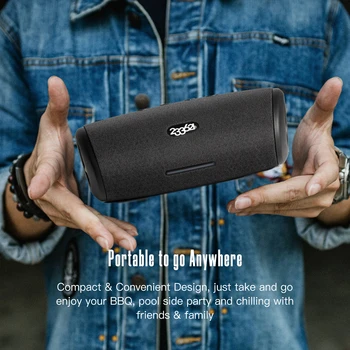233621 Bluetooth Speaker 60W Output Power Portable Wireless with Class D Amplifier 2