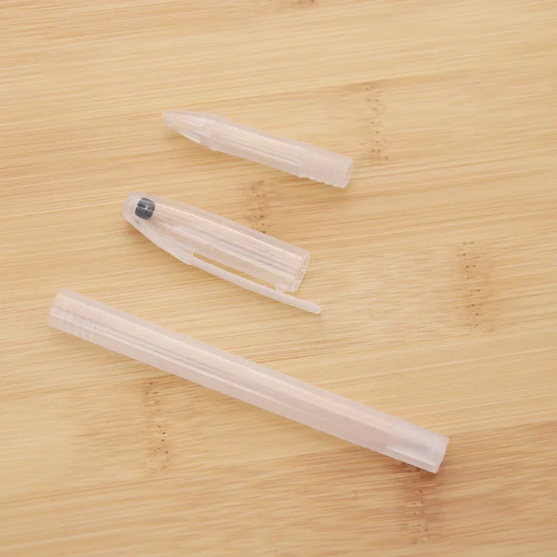 10 stücke Gel Stift Shell Kugelschreiber Transparente Abdeckung Klar Stift Stationäre Büro Schule Liefert Schreiben Werkzeuge Bildung Liefert – Detail 4