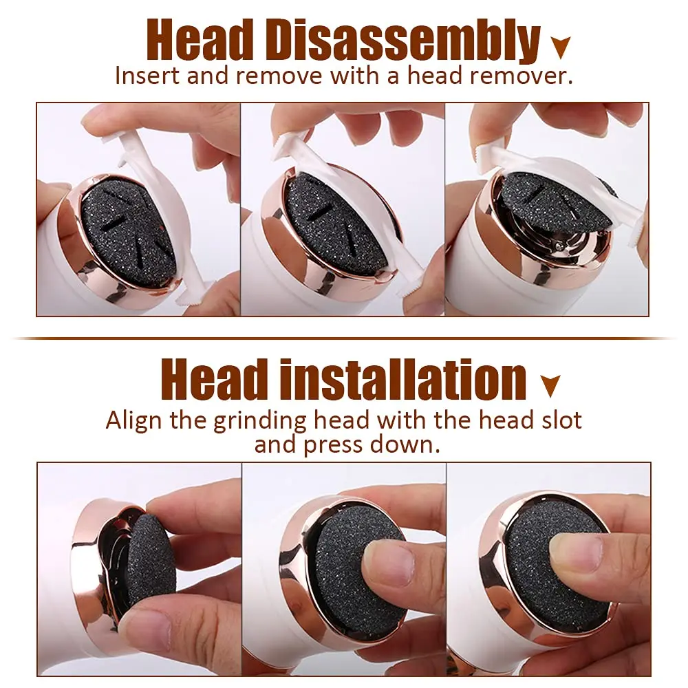 6 PCS/Set Replacement Sandpaper Disk Foot Pedicure Discs Sanding Paper Accessory For Electric Foot File Callus Remover Machine 4