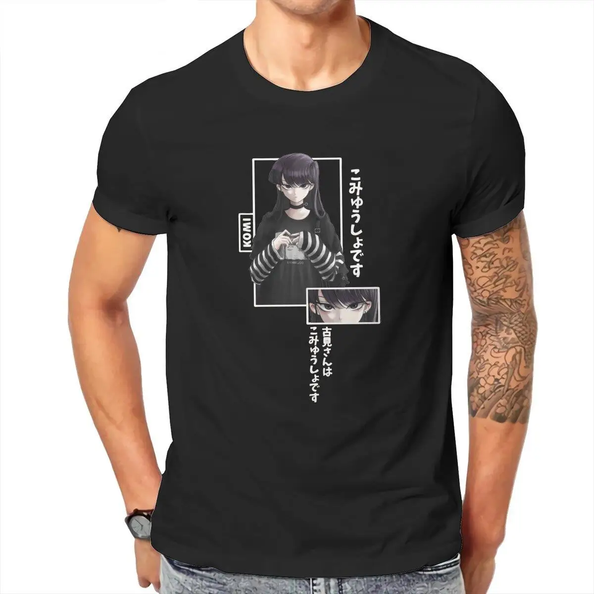 

Men Komi Shouko San Komi Can't Communicate T Shirt Cotton Tops Creative Short Sleeve Crew Neck Tee Shirt Birthday Gift T-Shirt