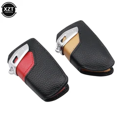 Genuine Leather Key Case Cover Keychain For BMW New 1 3 5 7 Series X1 X3 X4 X5 X6 320li 525 530