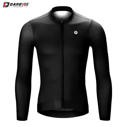 DAREVIE Cycling Jersey Long Sleeve Pro Aero Small Size 3D Bubble Mesh Cycling Jersey Men Women Breathable Man Cycling Maillot - Image 14