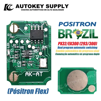 Per il sistema di allarme Fiat brasile Positron Flex (PX52), chiave remota-doppio programma (293/300) AutokeySupply AKBPCP101 - Per il sistema di allarme Fiat brasile Positron Flex PX52 chiave remota doppio programma 293