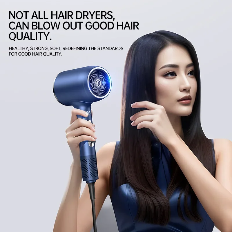 Intelligent Display High-speed Hair Dryer 110v 220v High-power Negative Ion Hair Care Hair Dryer  Blow Dryer 5