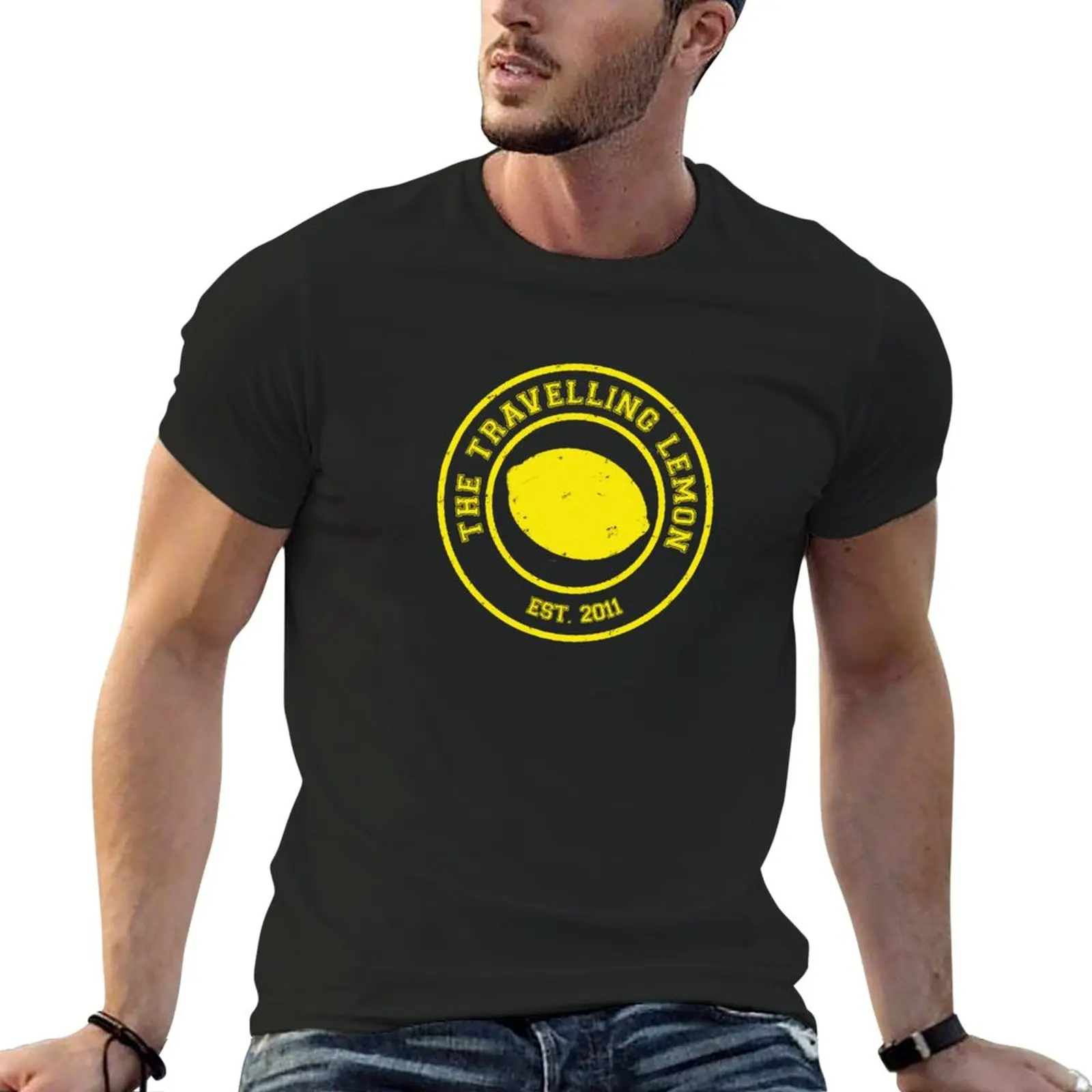 

The Travelling Lemon est. 2011 T-Shirt funnys vintage new edition sweat shirts workout shirts for men