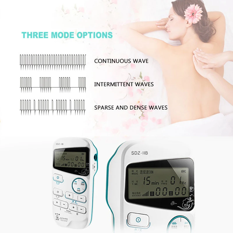 Electroacupuncture Stimulator SDZ-IIB Handheld 2 Channel Muscle Nerve Stimulator Body Electro Acupuncture Treatment Instrument