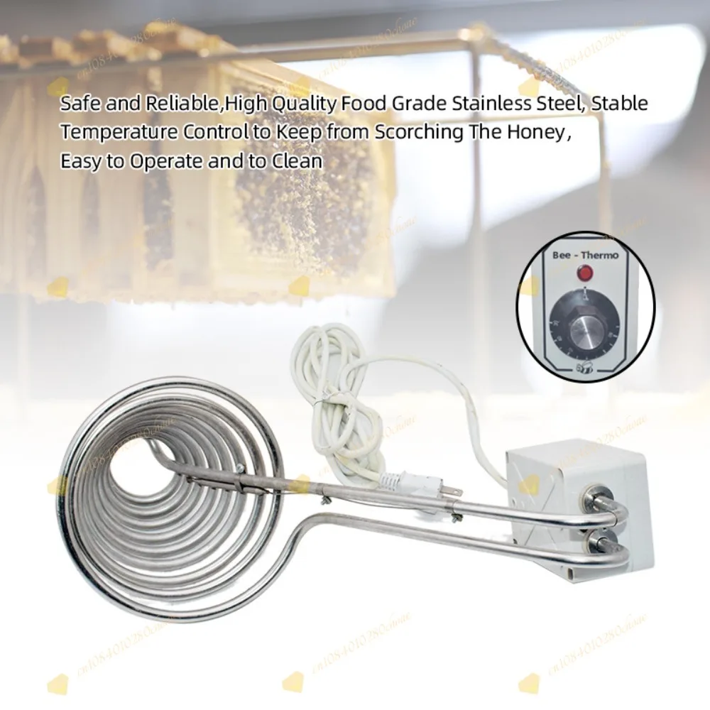 Honey Heating Belt Adjustable Temperature Honey Bucket Heater Melting Device for