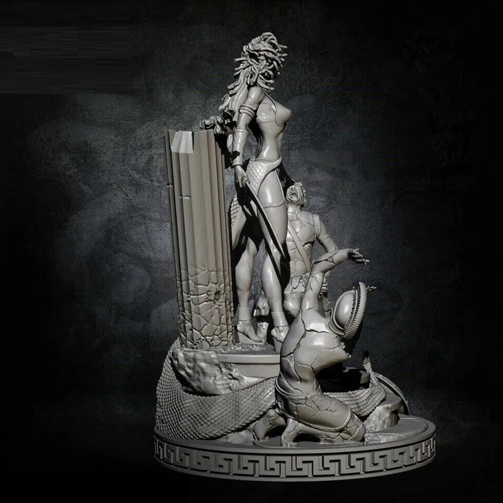 1:32 Scale Resin Figure Unpainted Model Kit Unassambled Medusa Collect Queen L0b7 | Игрушки и хобби