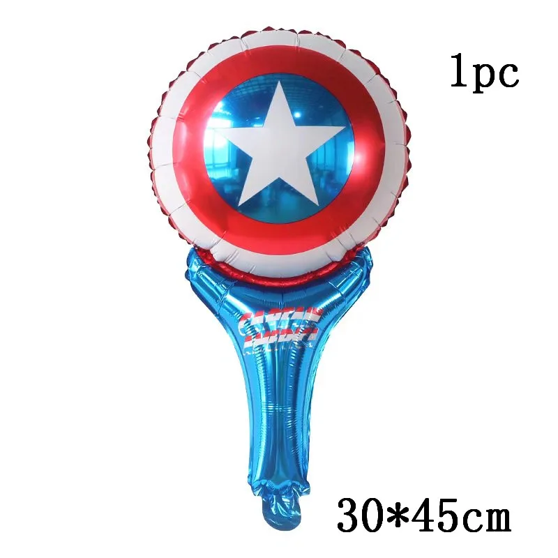 thumbnail image 1 of 1 juego de globos de aluminio 3D de Spiderman Hero con números, decoraciones para fiestas de cumpleaños de Los Vengadores, juguetes inflados de Iron Man para niños, regalos, 1 of 5